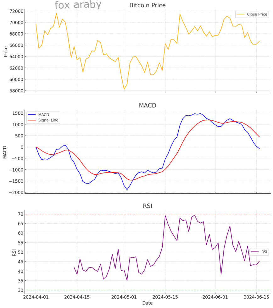 تحليل البيتكوين rsi macd